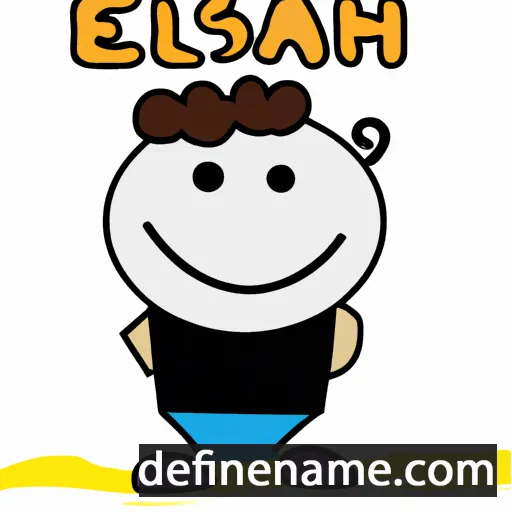 cartoon of the name Eshal