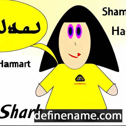 cartoon of the name Esharra-hammat