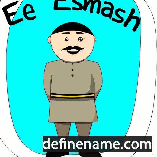 cartoon of the name Eshkhan