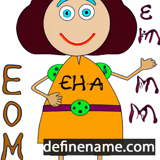 cartoon of the name Eshtemoa