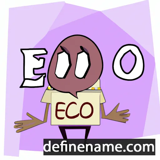 cartoon of the name Esico