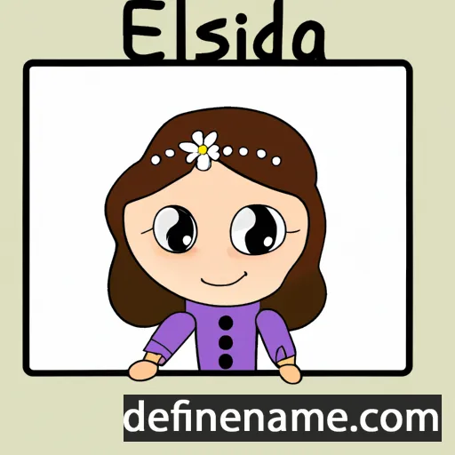 cartoon of the name Esilda