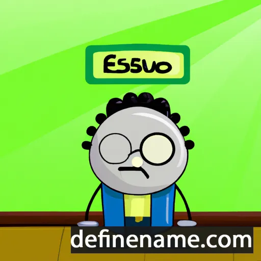 cartoon of the name Esiquio