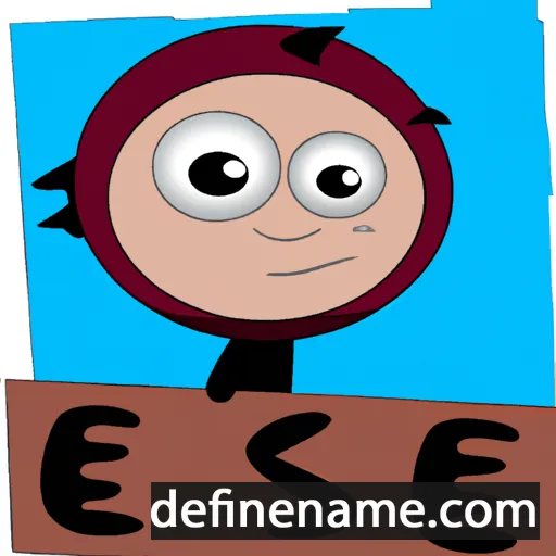 cartoon of the name Eske