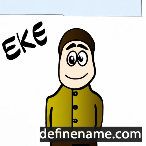 cartoon of the name Eske