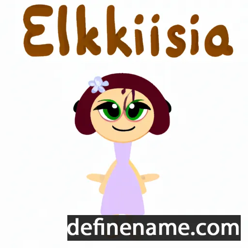 cartoon of the name Eskilina