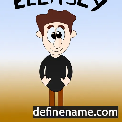 cartoon of the name Esley