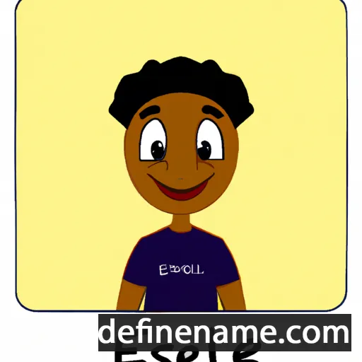 cartoon of the name Esmael