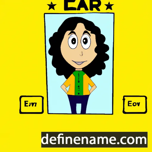 cartoon of the name Esmar