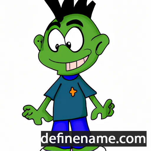 cartoon of the name Esmeraldo