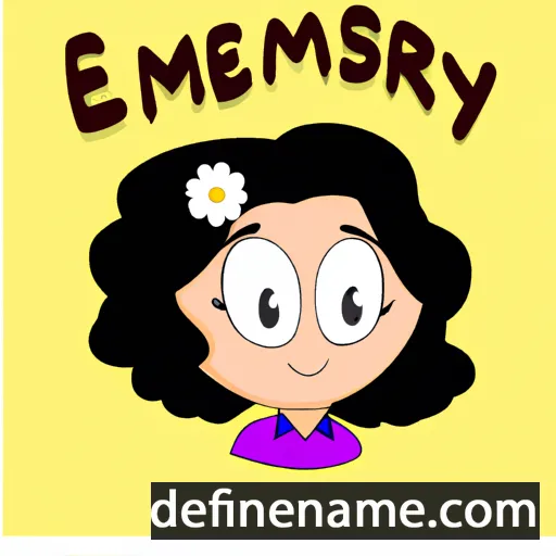 cartoon of the name Esmeray