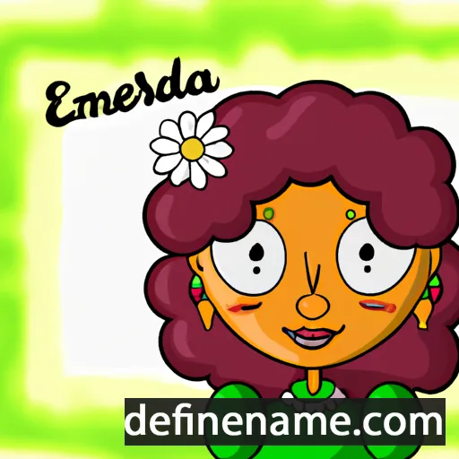 cartoon of the name Esmerelda