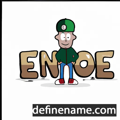 cartoon of the name Esone