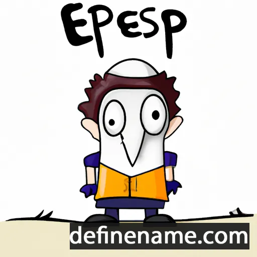 cartoon of the name Esper