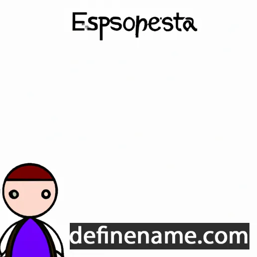 cartoon of the name Esperosia