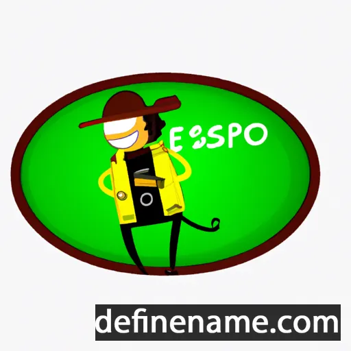 cartoon of the name Espino