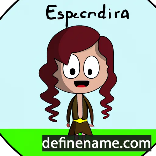 cartoon of the name Espiridiona