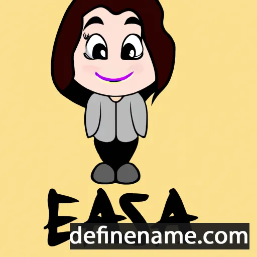 cartoon of the name Esraa