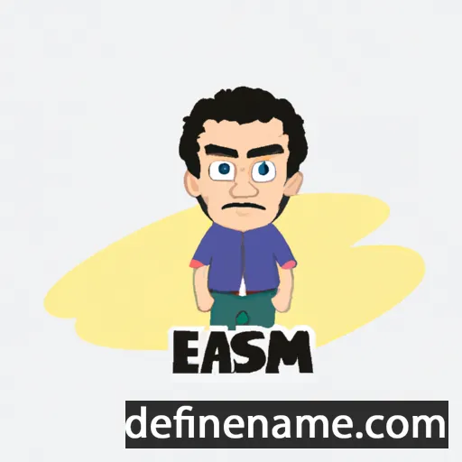 cartoon of the name Essam