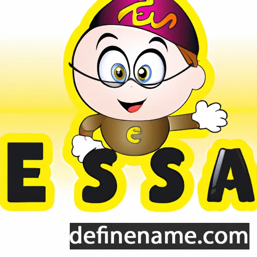 cartoon of the name Essfa