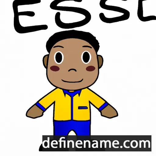 cartoon of the name Essien