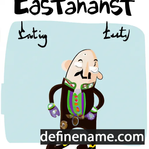 cartoon of the name Estanislau