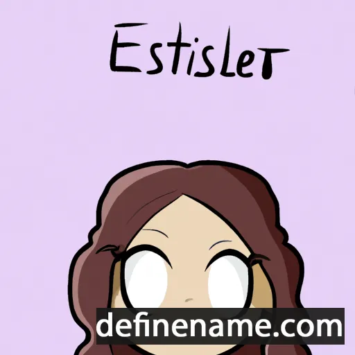 Estérel cartoon