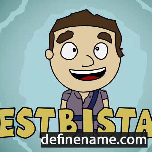 cartoon of the name Esteben