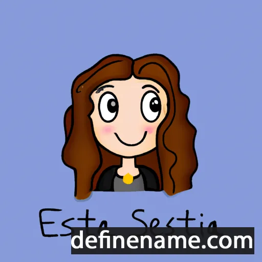 Estefània cartoon