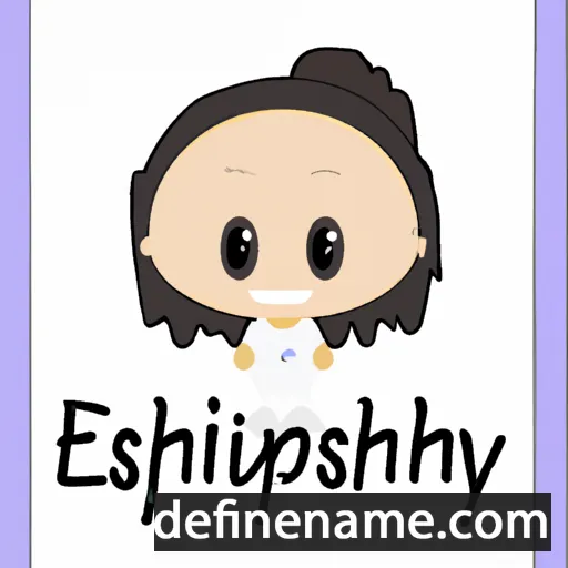 cartoon of the name Estephany