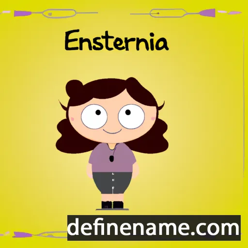 Esterina cartoon