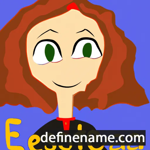 cartoon of the name Esterka