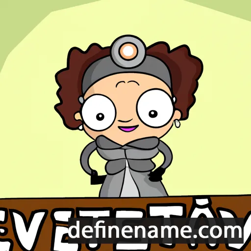 cartoon of the name Esteveneta