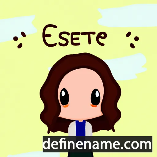 Estiene cartoon