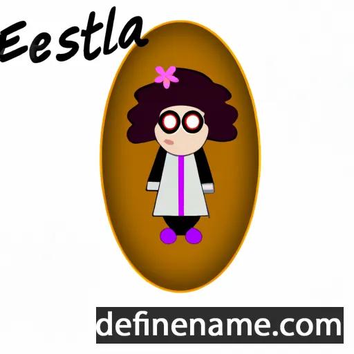 cartoon of the name Estilià