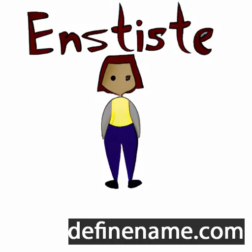 Estine cartoon