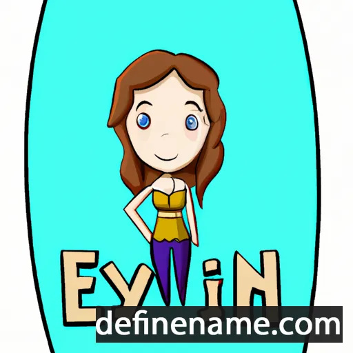 cartoon of the name Estlyn