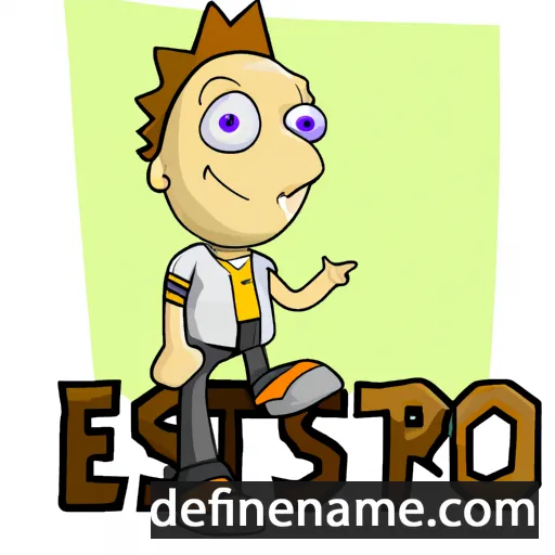 cartoon of the name Estori