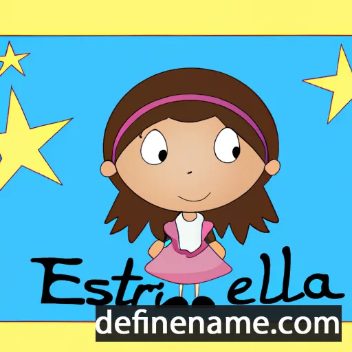 Estreilla cartoon