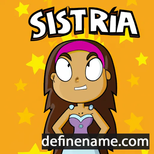 cartoon of the name Estrelda