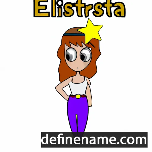 cartoon of the name Estrelita