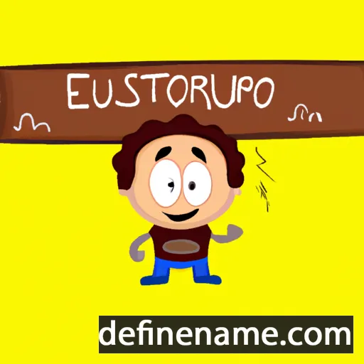 cartoon of the name Estúrmio