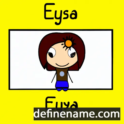 cartoon of the name Estuuya