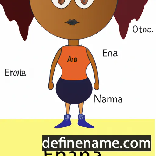 cartoon of the name Etana