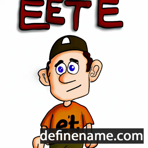 cartoon of the name Ete