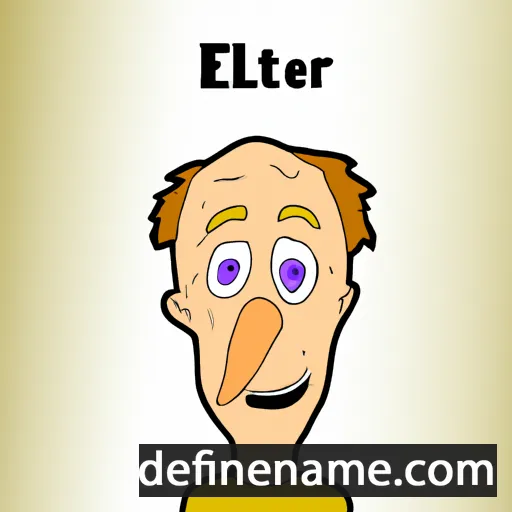 cartoon of the name Etelbert