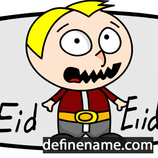 Eðvald cartoon