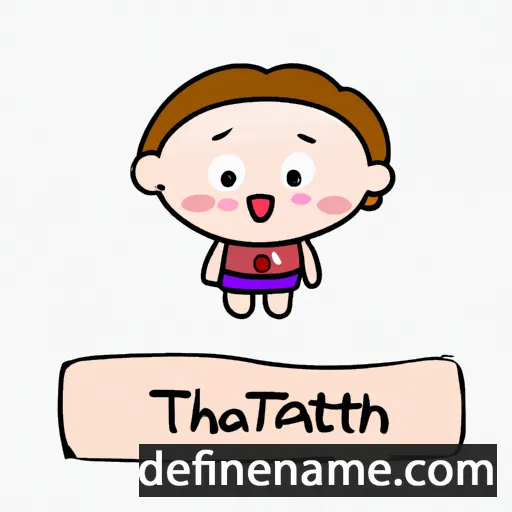 cartoon of the name Ethai