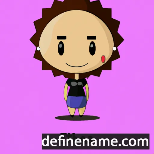 cartoon of the name Ethana