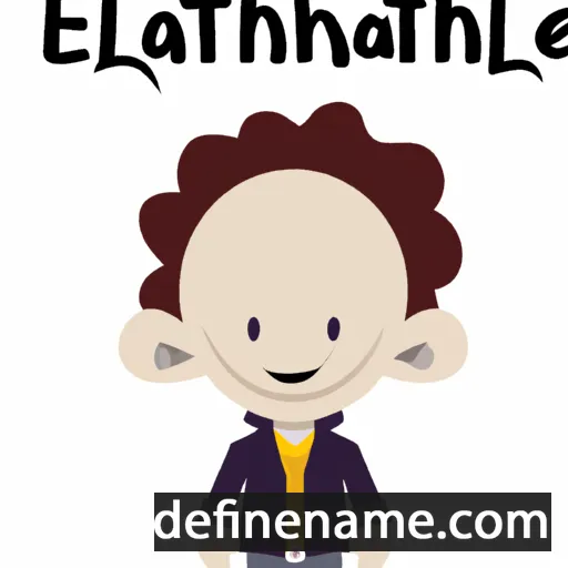 cartoon of the name Ethanael